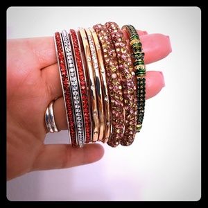 Nine bangles